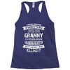 Super Cool Granny Of A Freaking Awesome Granddaughter Racerback Tank