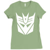 deceptacons logo printed Ladies Fitted T-Shirt