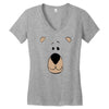 bear Women's V-Neck T-Shirt