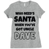 secret santa Ladies Fitted T-Shirt