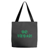 go vegan 4 Tote Bags