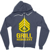 grill sergeant military Zipper Hoodie