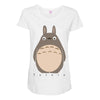totoro 1 Maternity Scoop Neck T-shirt