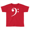 bass clef hat Toddler T-shirt