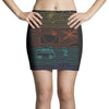 summer zone line Mini Skirts
