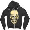 dead halloween head Zipper Hoodie