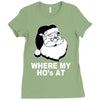 santa claus where my house at Ladies Fitted T-Shirt