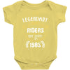 legendary riders are born in 1985 Baby Bodysuit