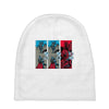 rock, paper, dragon Baby Beanies