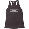 skip ad youtube funny slogan blogger new gift Racerback Tank