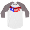 us hot dog 3/4 Sleeve Shirt
