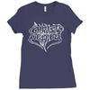 christ denied logo Ladies Fitted T-Shirt
