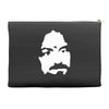 charles manson retro Accessory Pouches
