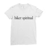 biker spiritual Ladies Fitted T-Shirt