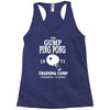 forrest gump   ping pong camp   cult film Racerback Tank