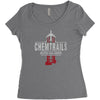 chemtrails Women's Triblend Scoop T-shirt