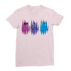 Colorful Cats Ladies Fitted T-Shirt