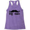 moustache Racerback Tank