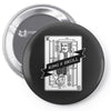 king and skull Pin-back button