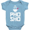 pho sho foodie asian food humor chopsticks funny Baby Onesie