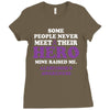 alzheimers awareness Ladies Fitted T-Shirt