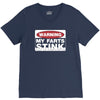 warning my farts V-Neck Tee