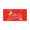 merry christmas flower License Plate