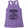 The force is strong in my family... Racerback Tank