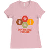 don't settle for less Ladies Fitted T-Shirt