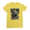 black bood Ladies Fitted T-Shirt