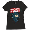 what's good my ninja Ladies Fitted T-Shirt