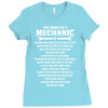 You Might Be A Mechanic If Ladies Fitted T-Shirt