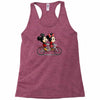 biking down main street Racerback Tank