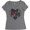 happy mother's day Women's Triblend Scoop T-shirt