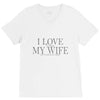 i love my wife V-Neck Tee