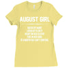 August Girl Hated By Many Ladies Fitted T-Shirt
