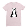 crying panda Ladies Fitted T-Shirt