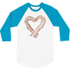 bacon heart 3/4 Sleeve Shirt