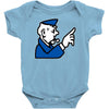 go to jail monopoly Baby Onesie
