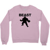 beast muscle guy workout Crewneck Sweatshirt