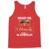 january  girl is a perfect combination of princess and warrior Tank Top