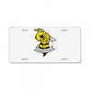 mind your own beeswax License Plate