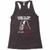 come to the darkside Racerback Tank