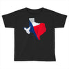 Eroded Texas Map With Flag Toddler T-shirt