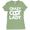 crazy cat lady Ladies Fitted T-Shirt