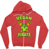 vegan pirate Zipper Hoodie