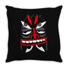 addict x mysterious al mask Throw Pillow