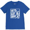 v3 eat sleep hockey V-Neck Tee