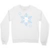skull snowflakes alternative christmas jumper Crewneck Sweatshirt