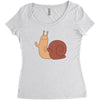snail Women's Triblend Scoop T-shirt